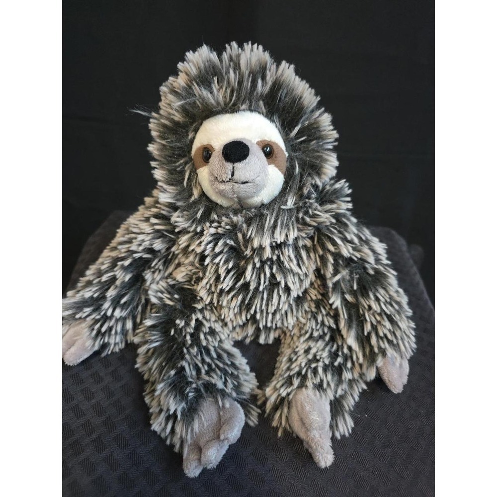 The Petting Zoo Shaggy Sloth Plush 13" Stuffed Animal Tilted Head 2021